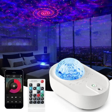 Star-projector pour un plafond stellaire illuminée